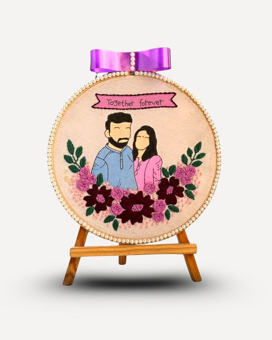 Floral Knot – Couple Hoop