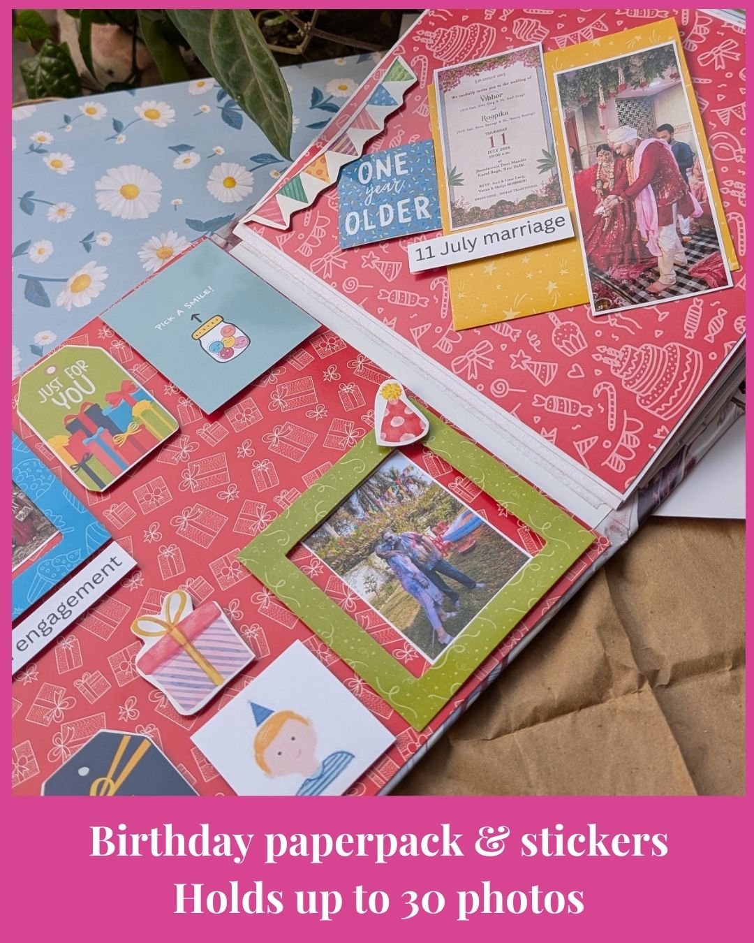 Personalized Birthday Scrapbook