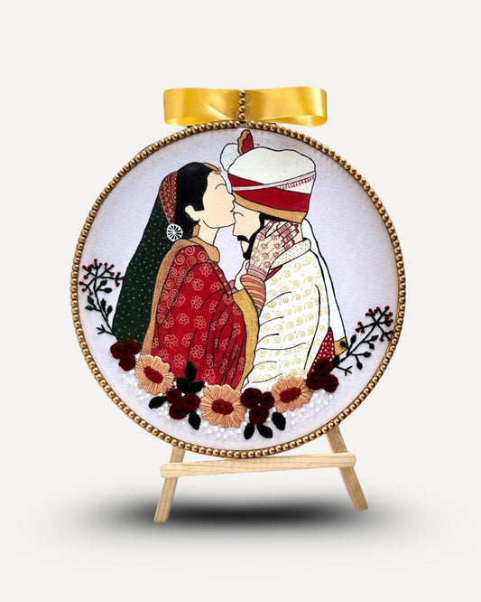 The Kiss – Bride Groom Hoop