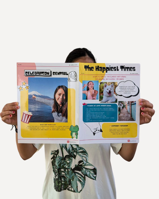 Color Me Happy: Custom Birthday Newspaper