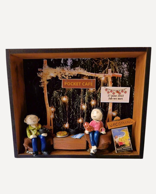 Mini Romantic Couple Shadow Box