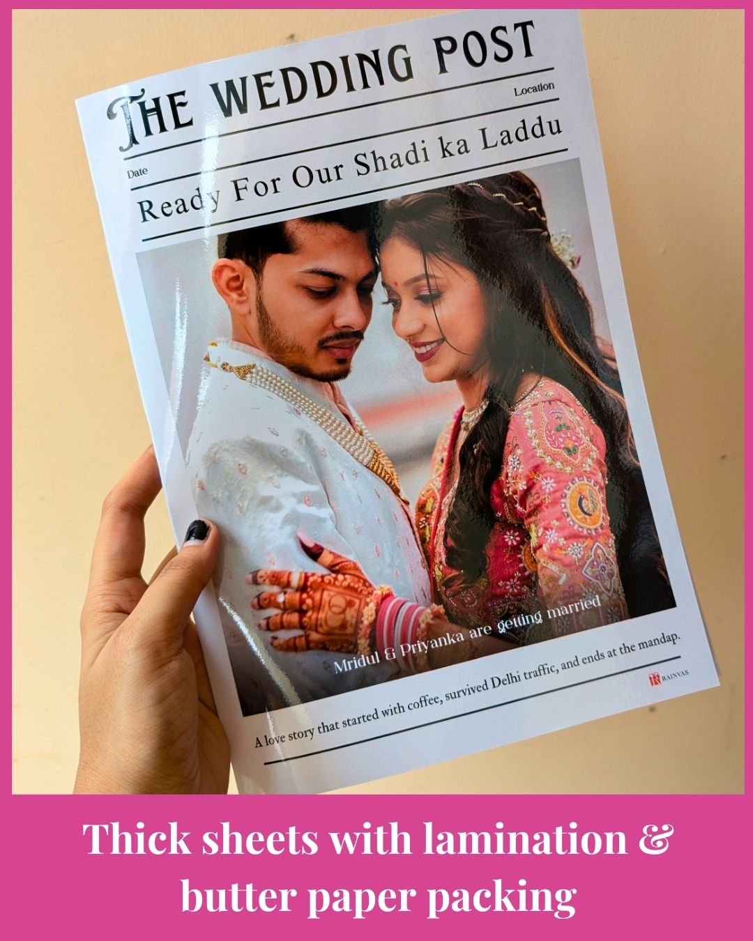 The Wedding Print – Invite Newspaper