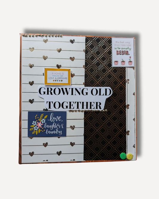 Gold & Silver Luxe Scrapbook
