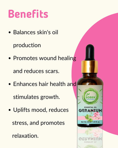 Sobek Naturals Geranium essential oil 30 ML