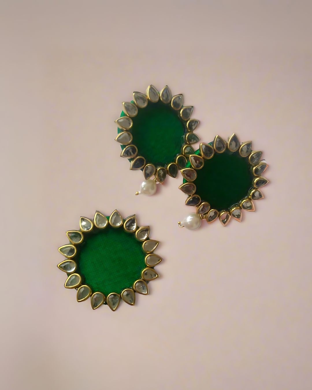 Green Kundan Jewelry Set