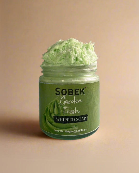 Green Garden fresh whipped cream soap