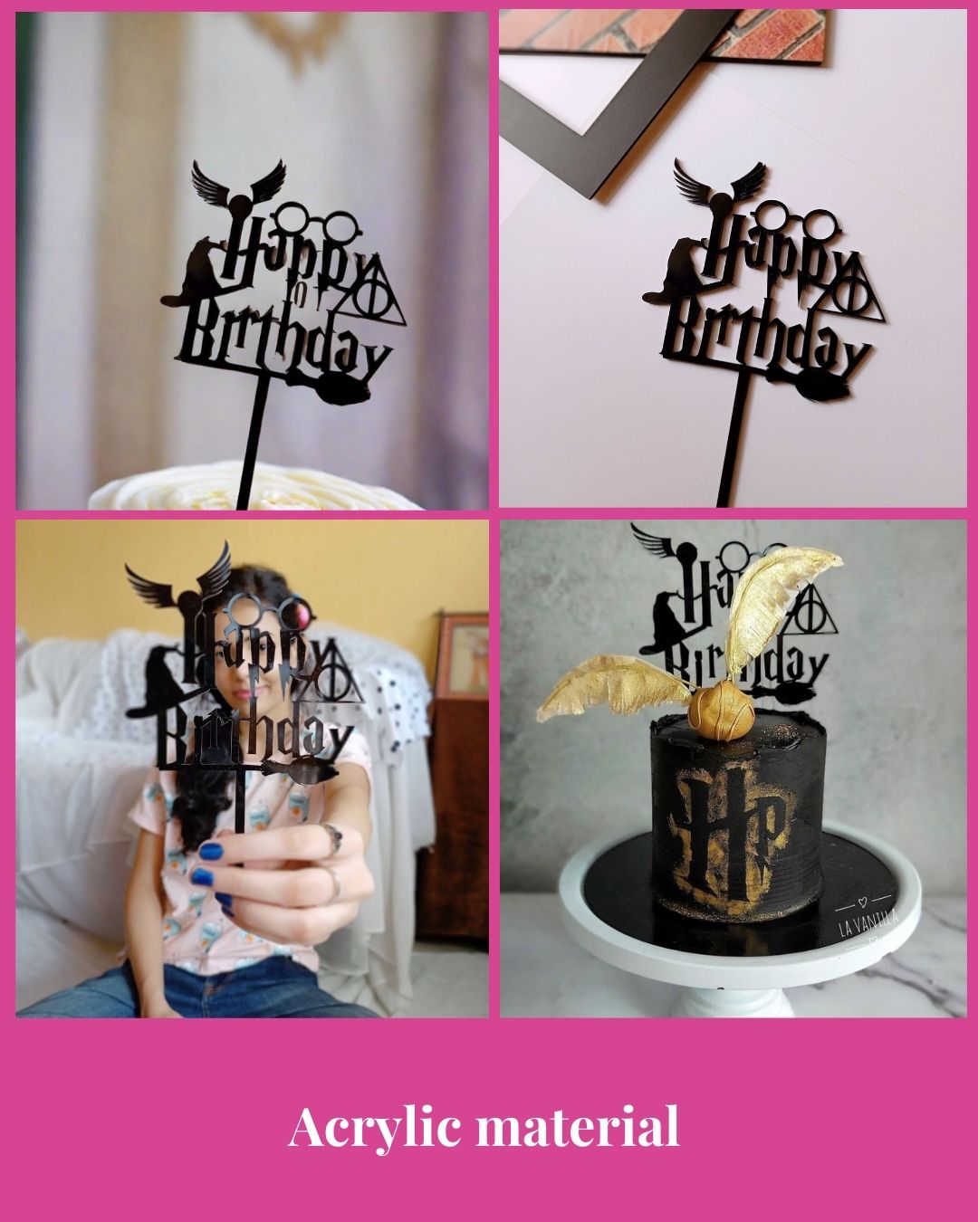 Hogwarts Magic Cake Topper