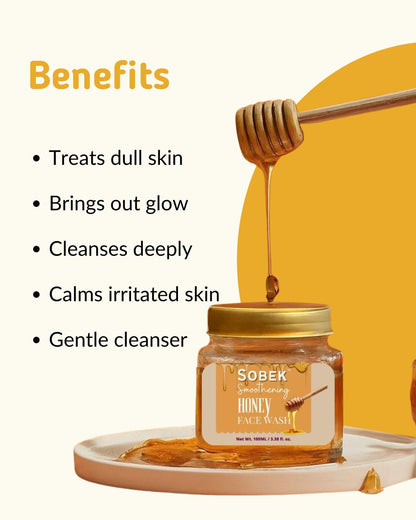 Sobek Naturals Honey soothing facewash 100 ML