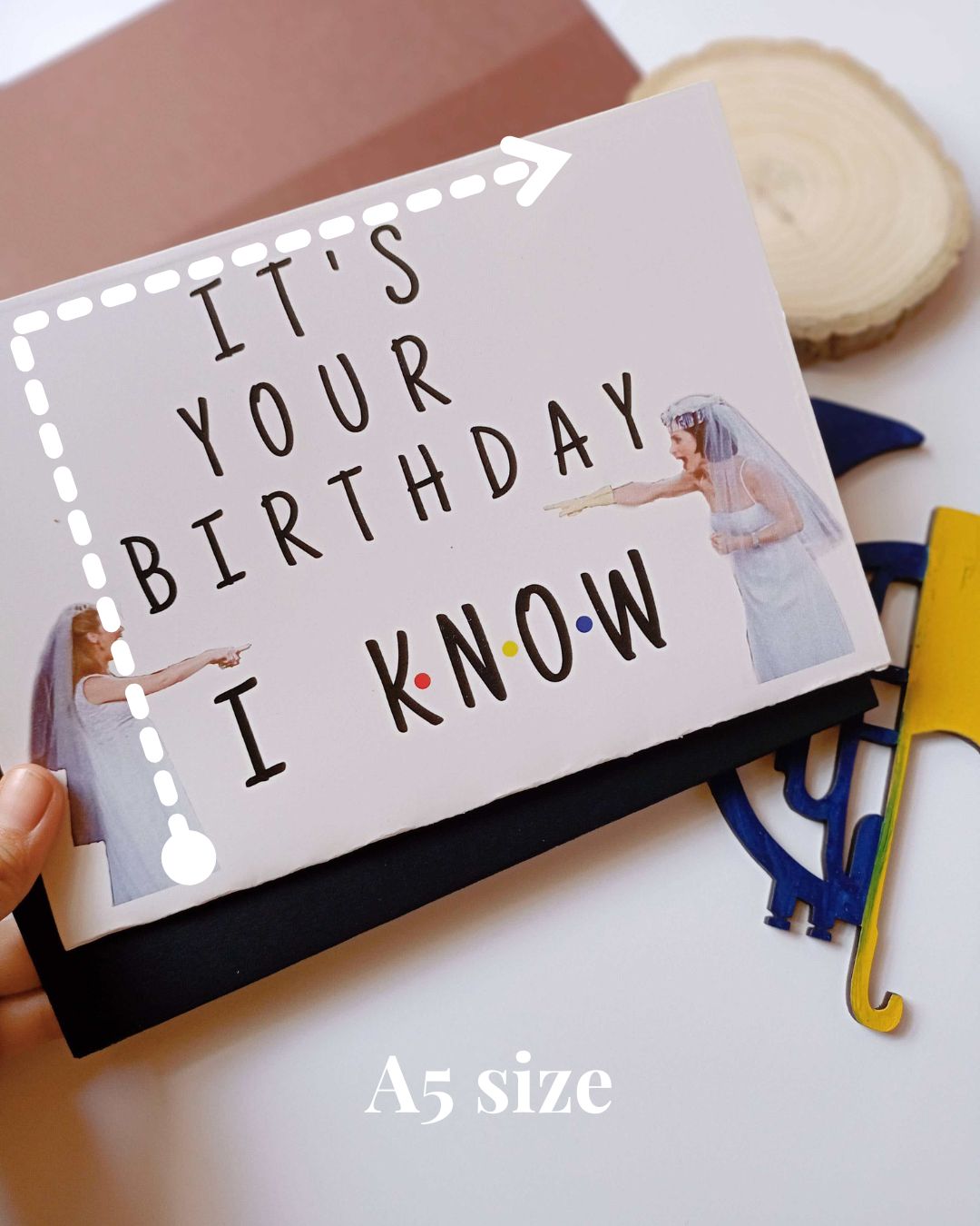 “I KNOW” Themed Friends Birthday Card