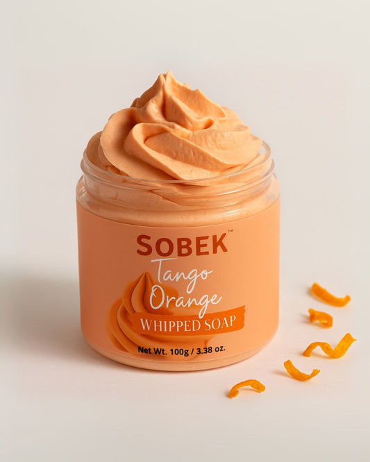 Tango orange whipped cream soap