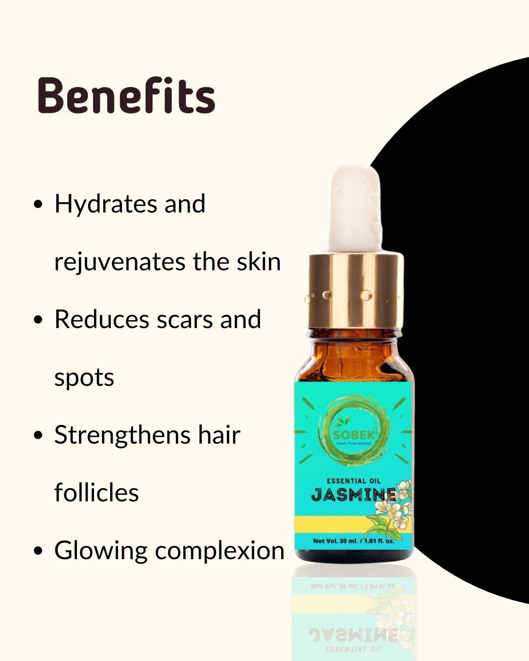 Sobek Naturals Jasmine essential oil 30 ML