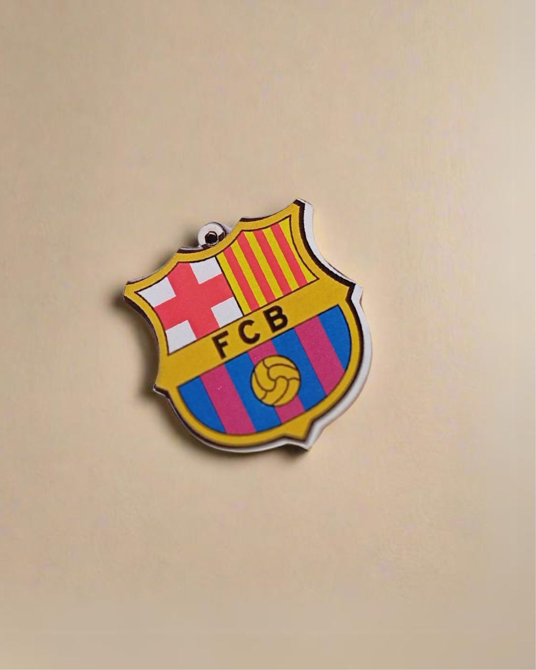 Barcelona FC keychain for soccer football lovers gift