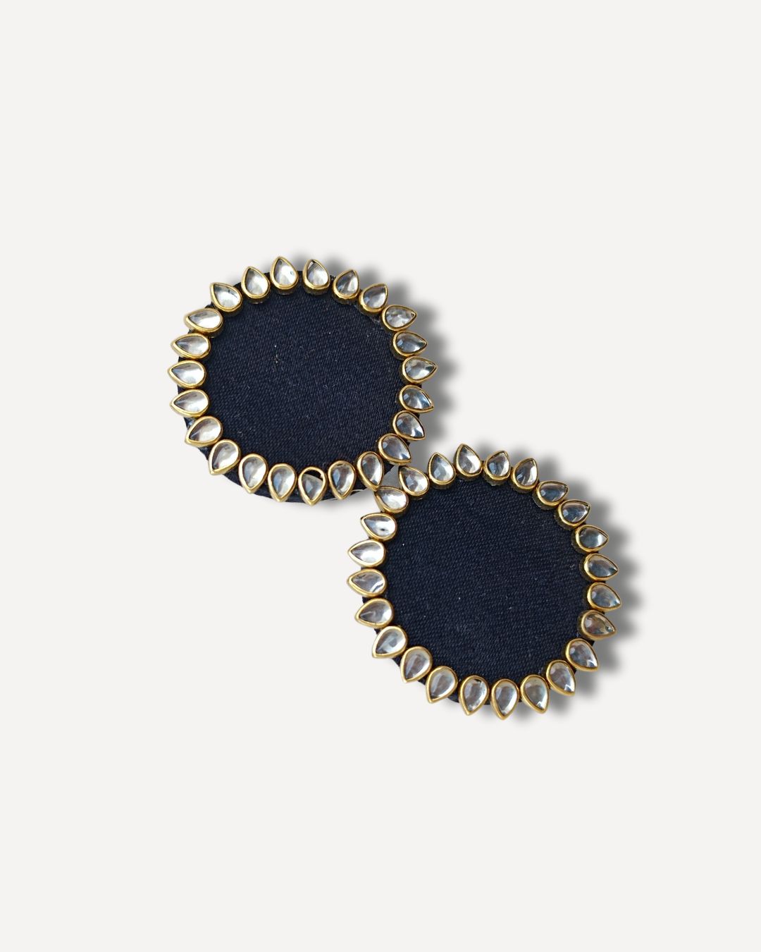 Kundan multicolor studs