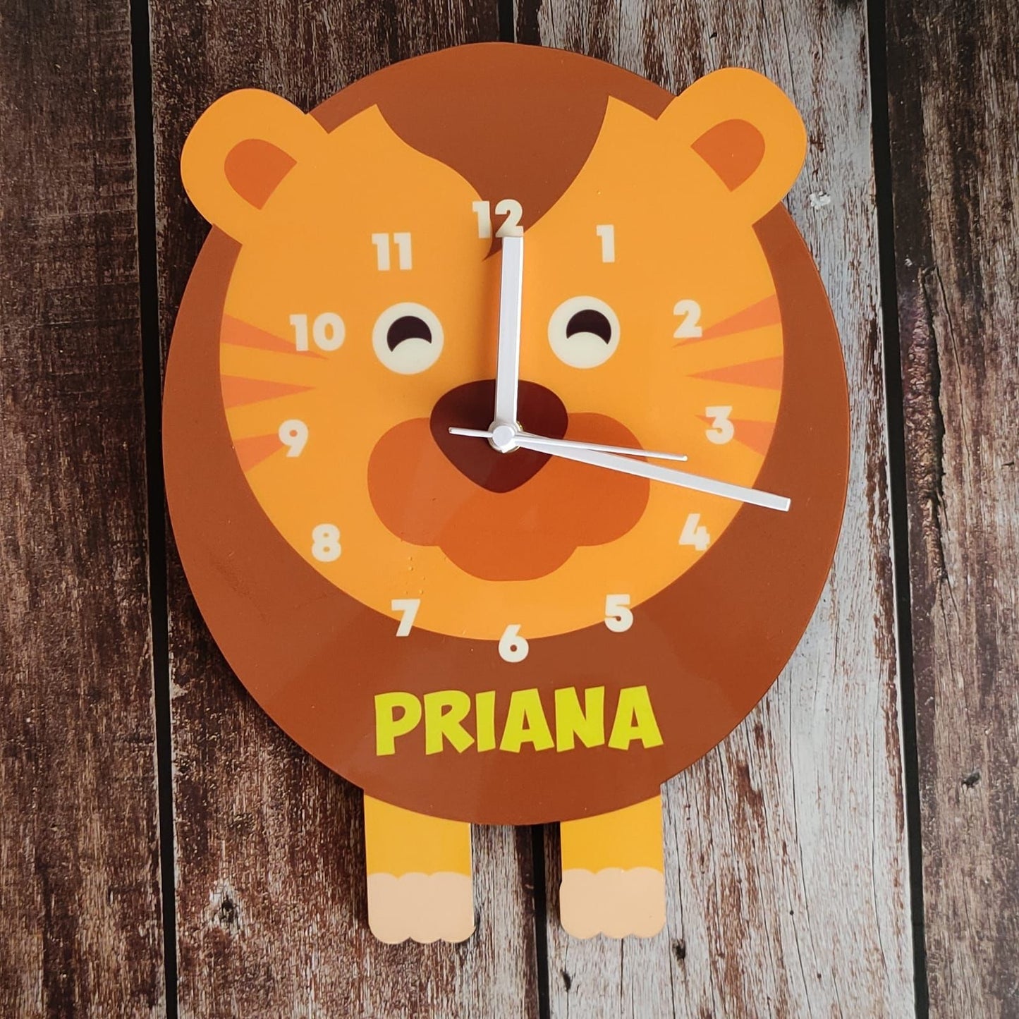 Kids customized cartoon clock