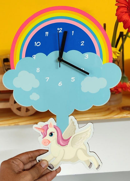 Kids customized cartoon clock