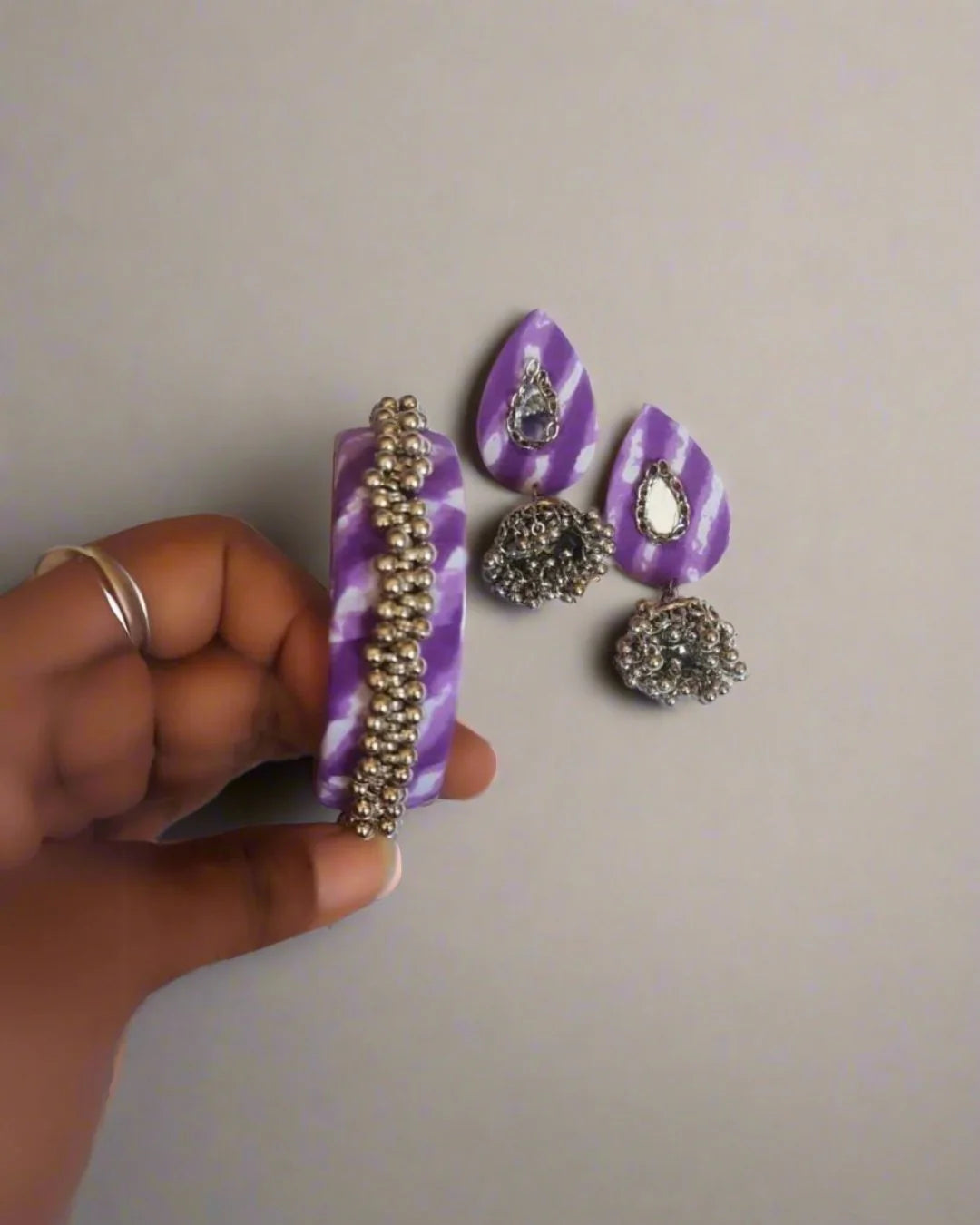Droplet Jewellery | Earrings & Bracelet Set