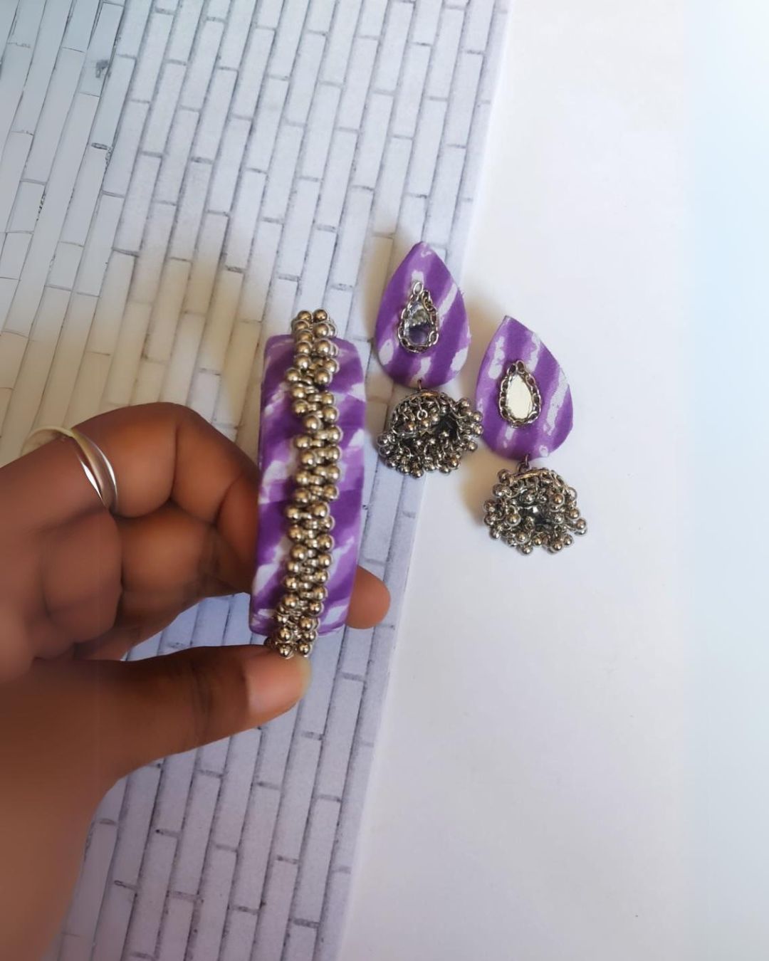Droplet Jewellery | Earrings & Bracelet Set