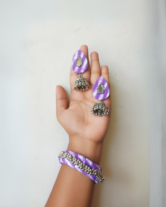 Droplet Jewellery | Earrings & Bracelet Set