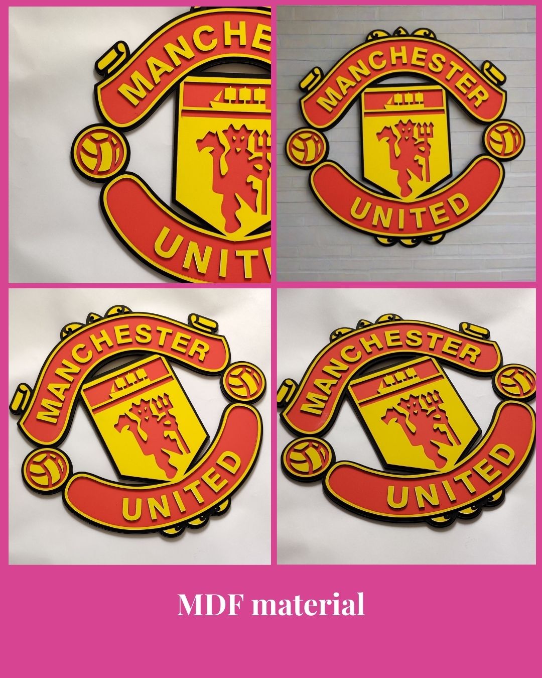 Manchester United Wooden Wall Art