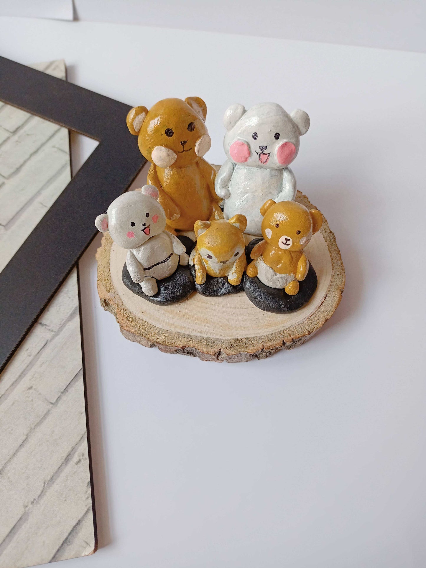 Milk and mocha family miniature