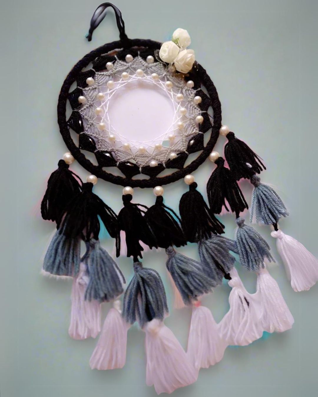 Monochrome Dreamcatcher Tassel