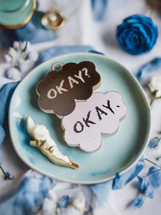 Okay okay The fault in our stars keychain