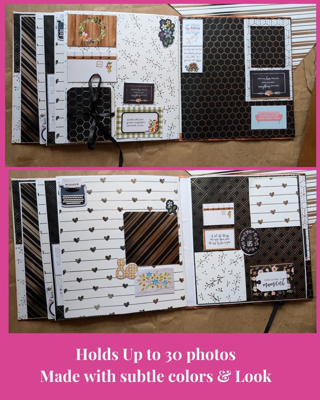 Gold & Silver Luxe Scrapbook