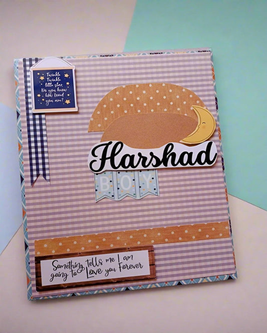 Personalized Baby Boy Scrapbook