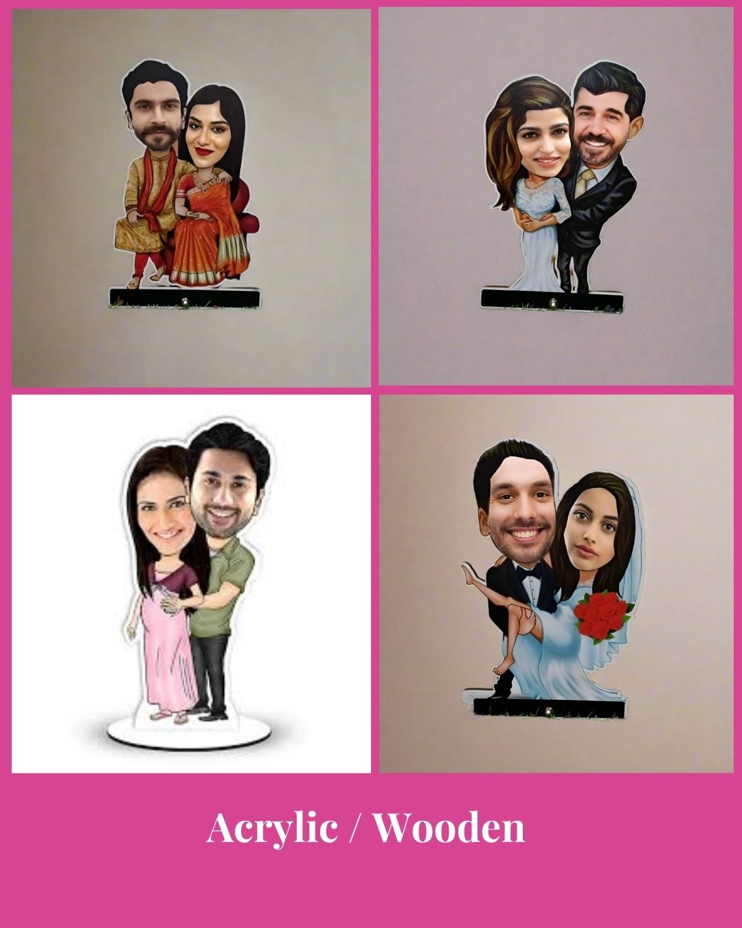 Personalized Caricature Photo Frame