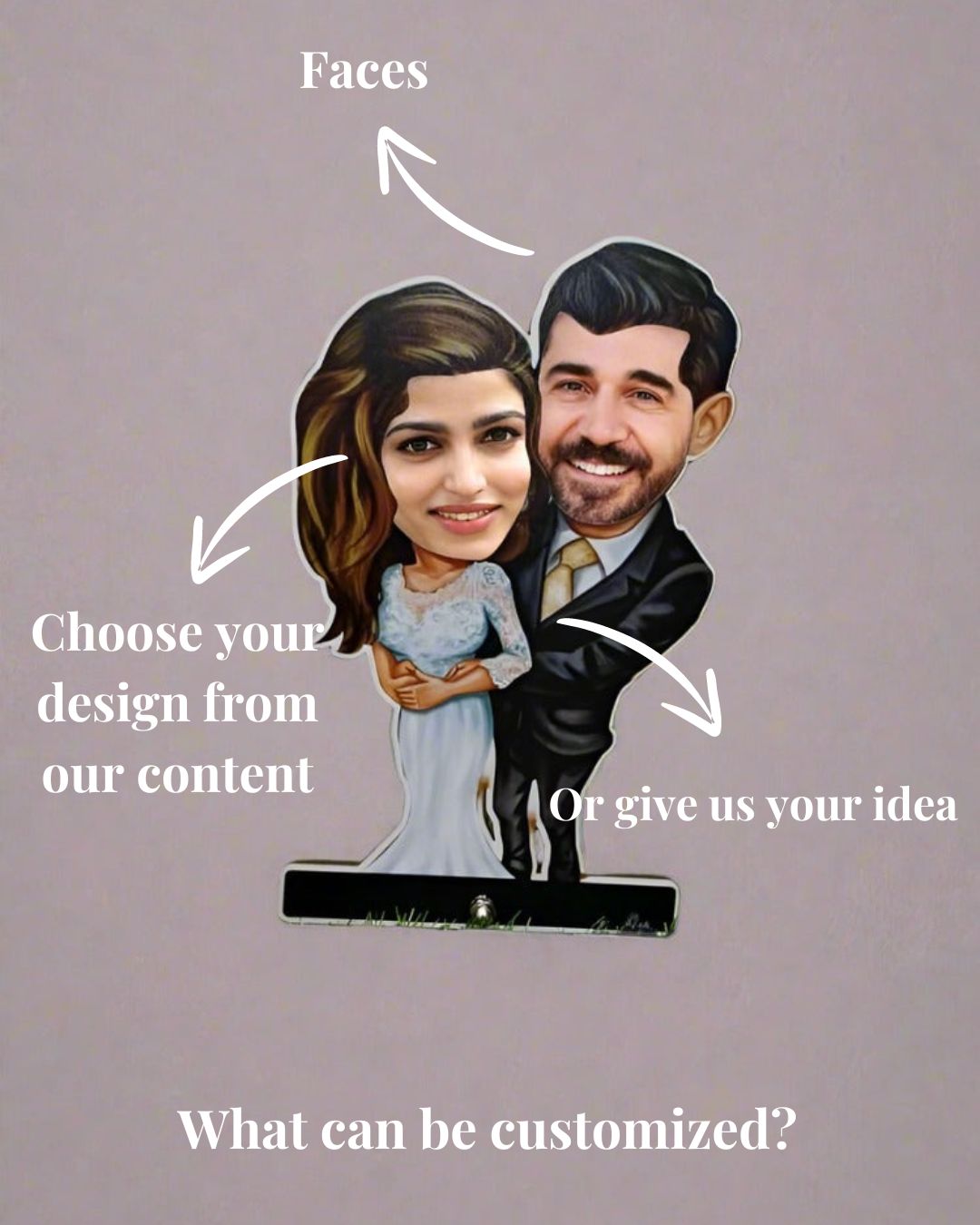 Personalized Caricature Photo Frame