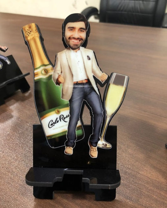 Personalized Caricature Mobile Holder