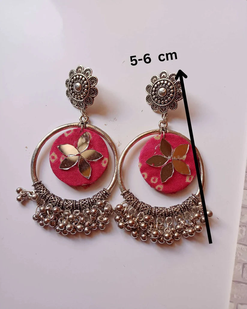 Oxidized Bali earrings