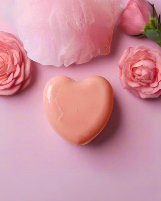 Sweetheart Shape Pink Soap 100 g