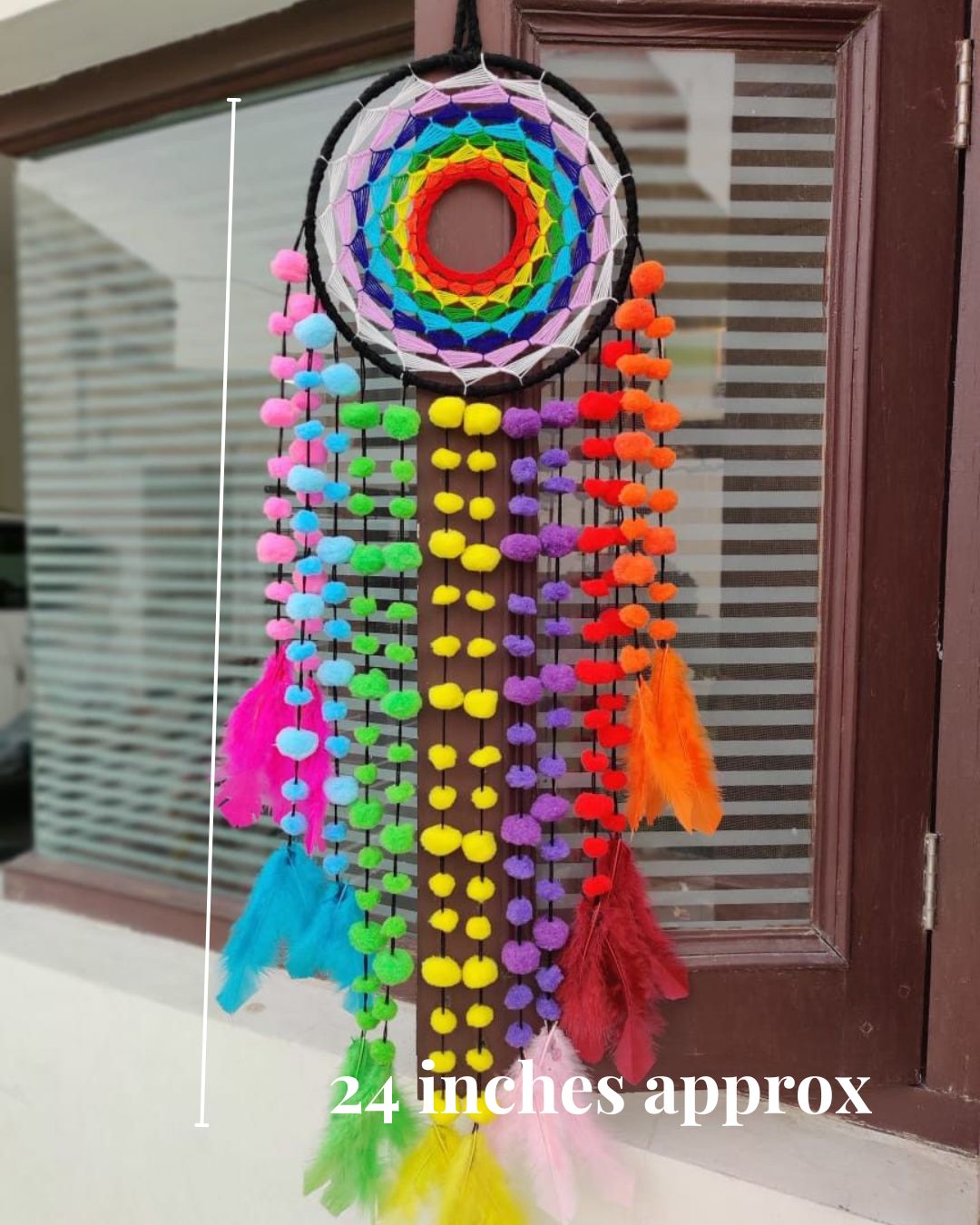 Pom Pom Dreamcatcher