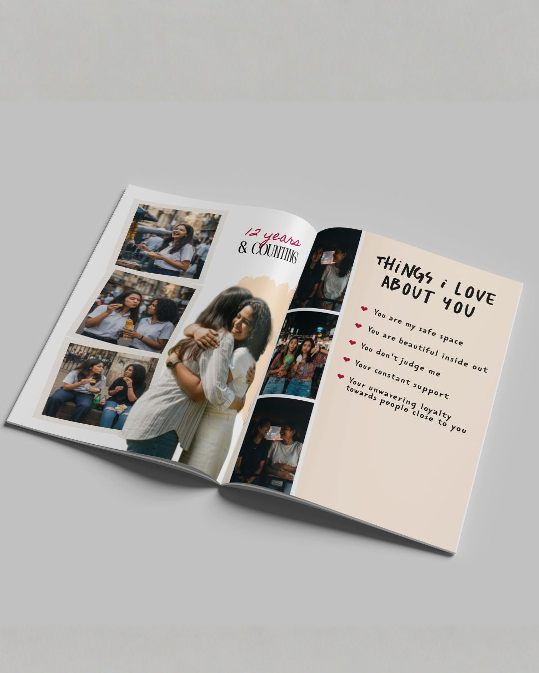 Custom Made Magazine with Photos & Stories