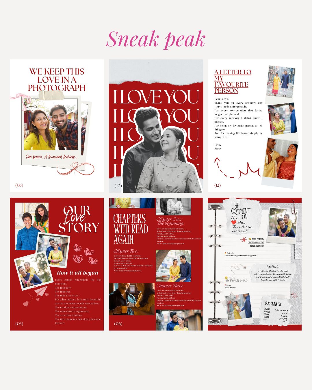 Custom Love Magazine - Just you & me edition | Classic Red