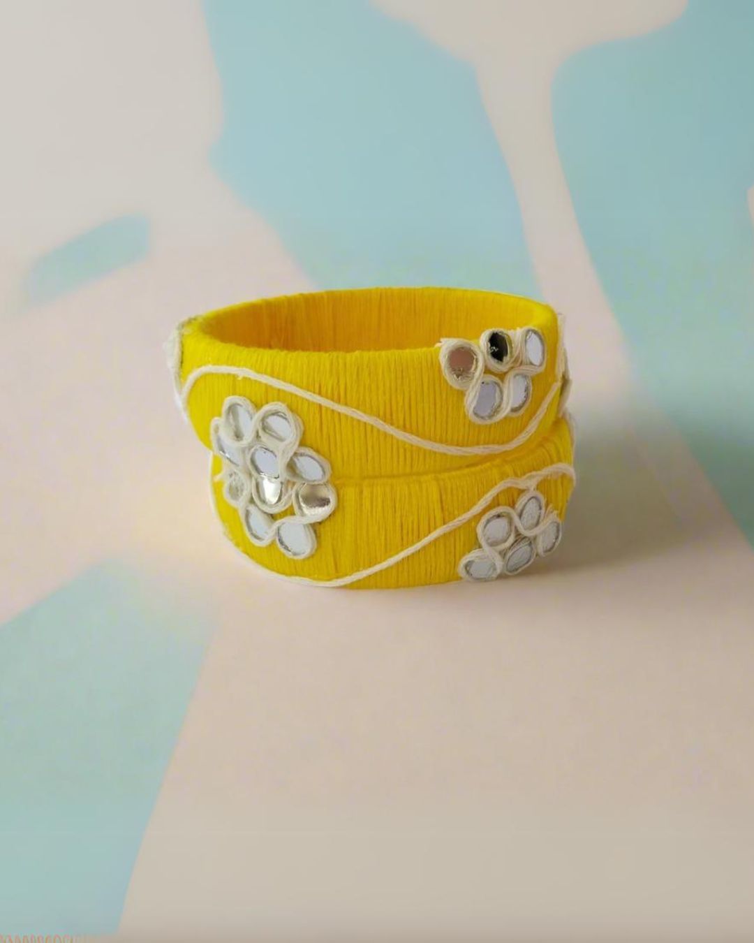 Radiant Yellow Bangles Set of 2