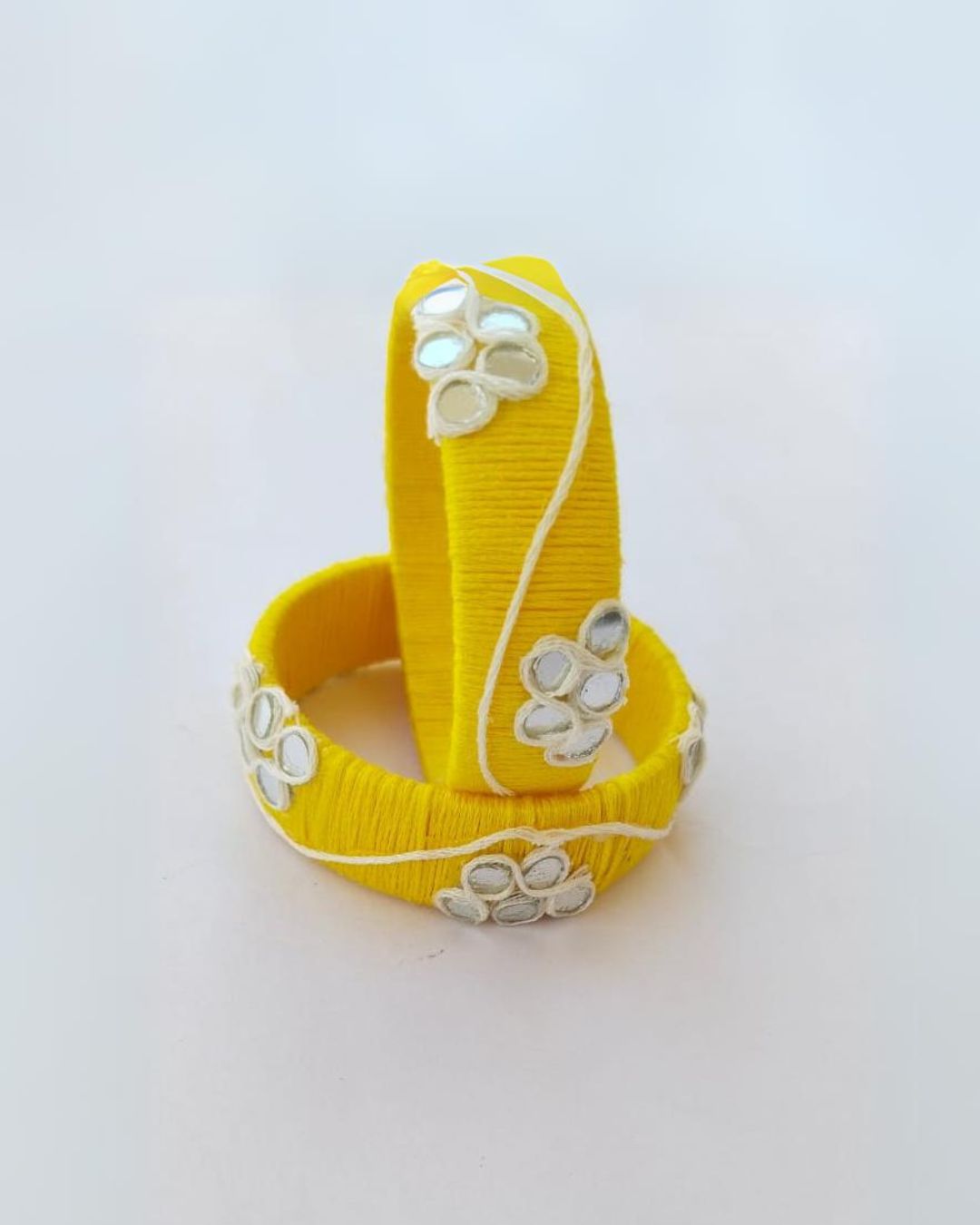 Radiant Yellow Bangles Set of 2