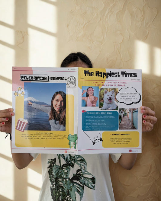 Color Me Happy: Custom Birthday Newspaper