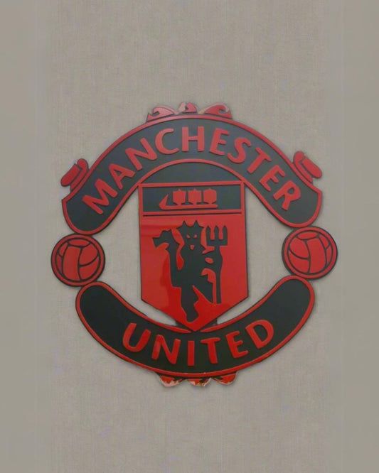 Red & Black Manchester United Wall Art