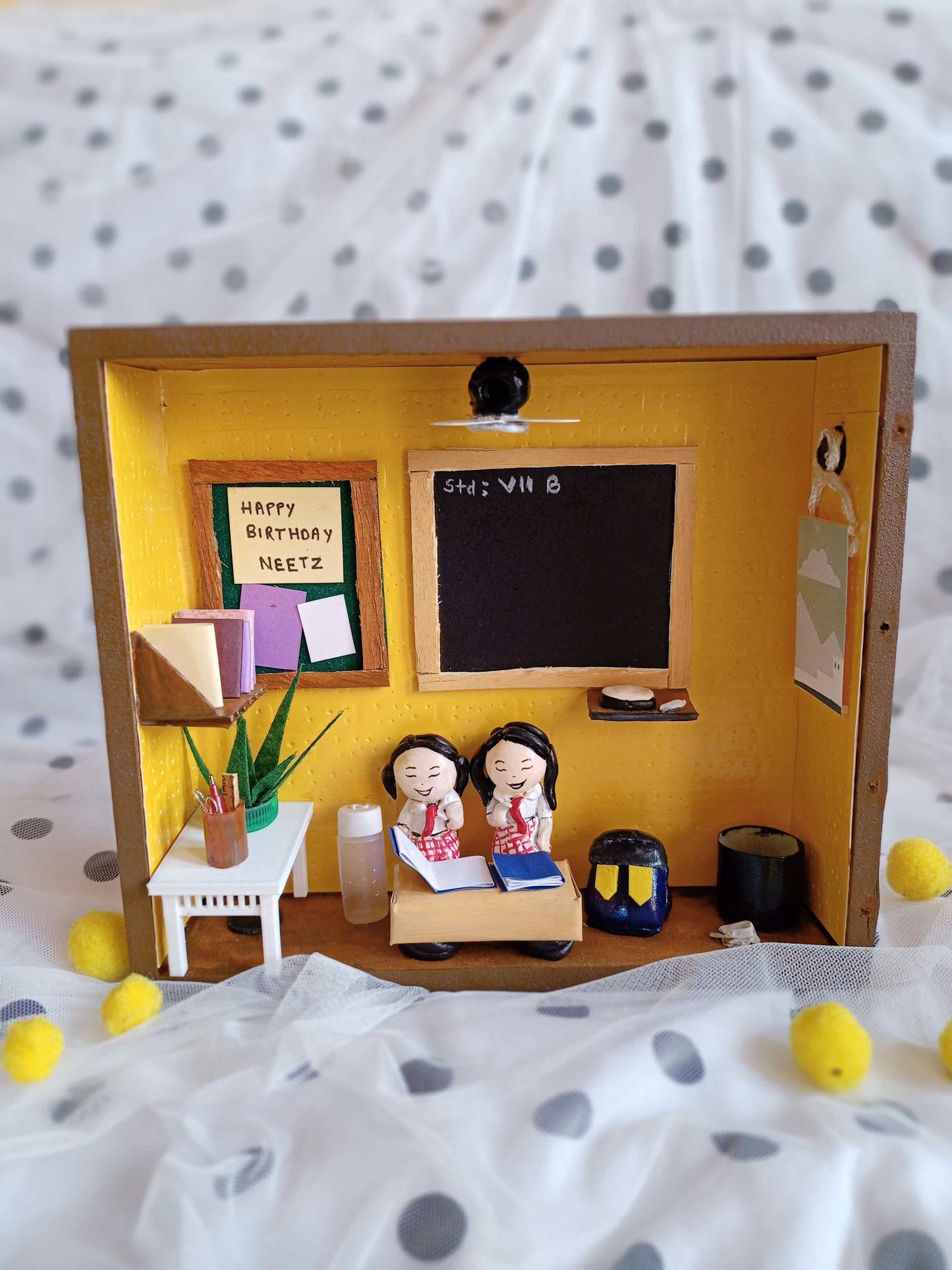 School Classroom theme miniature frame