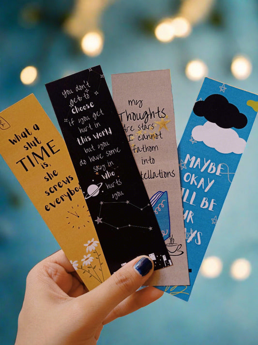 The fault in our stars bookmarks (set of 4)