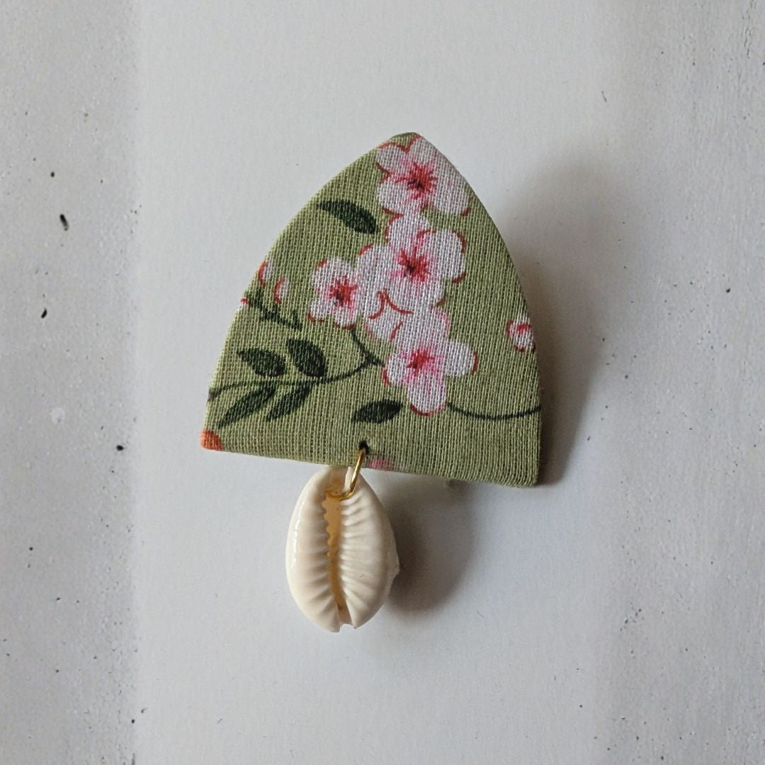 Seabloom Echo Floral Shell Earrings
