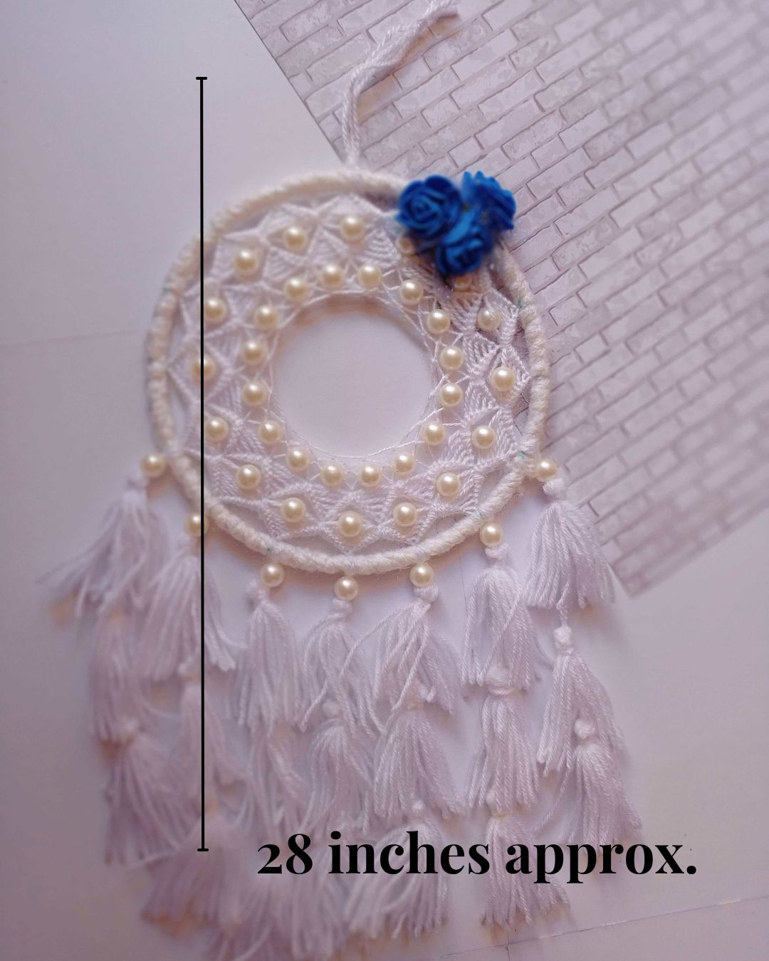 White Pearl Blossom Dreamcatcher