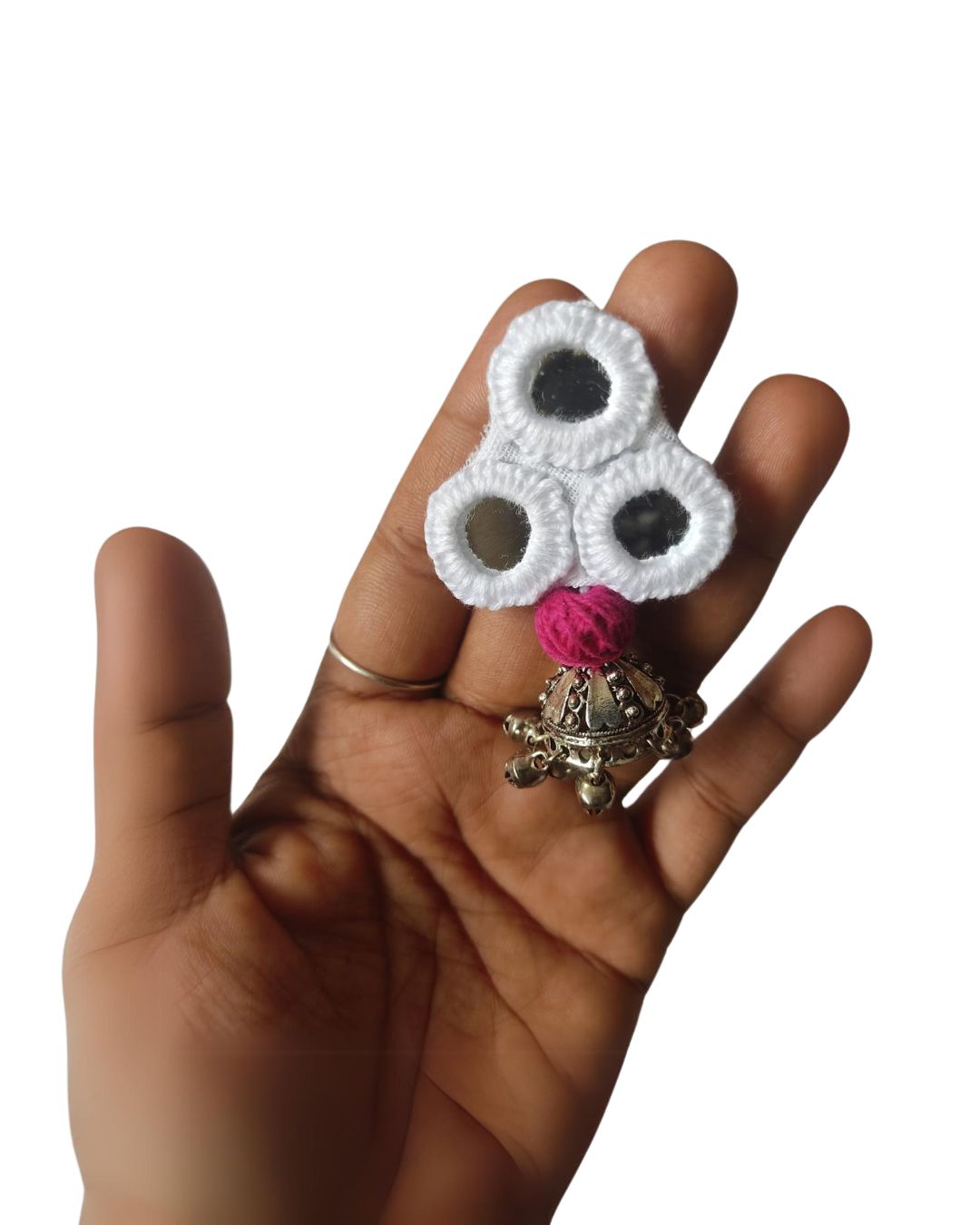 Mirror Crochet Jhumki