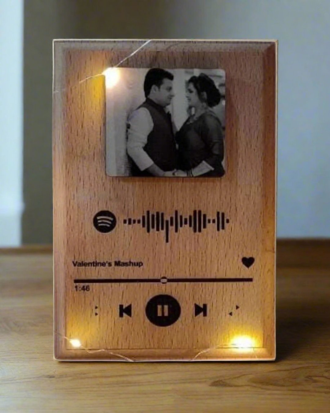 Wooden Spotify Plaque