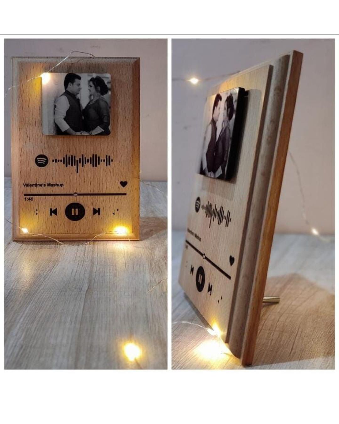 Wooden Spotify Plaque