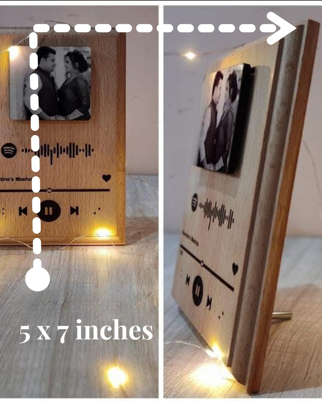 Wooden Spotify Plaque