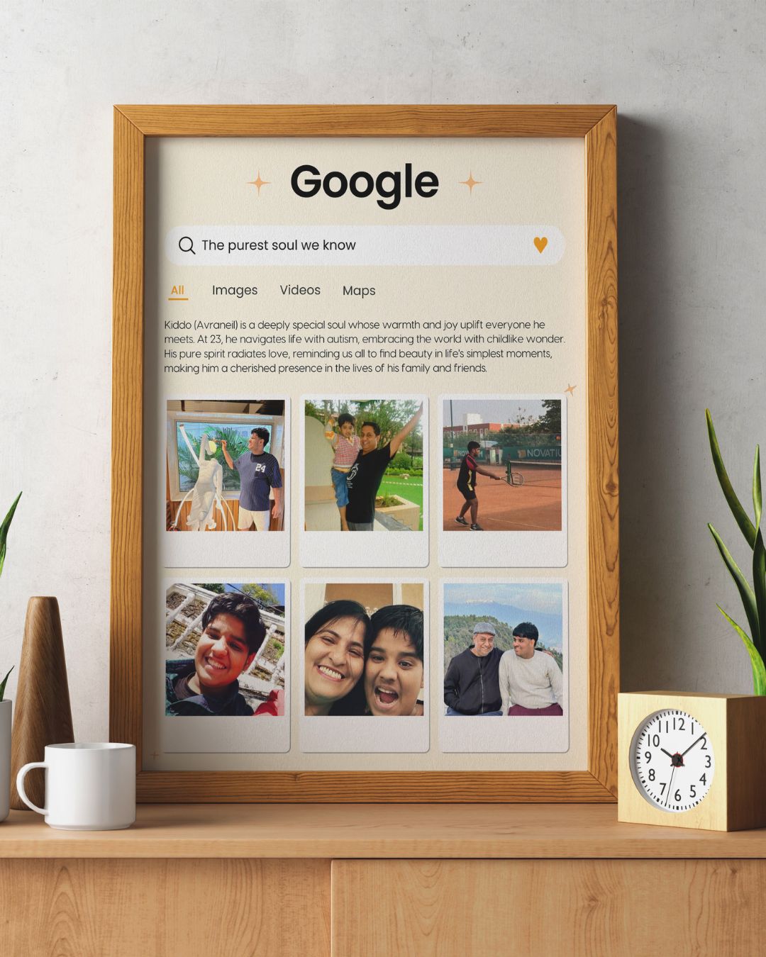 Computer Google Frame Rainvas Custom Made Photo Frame in Google Search Result style