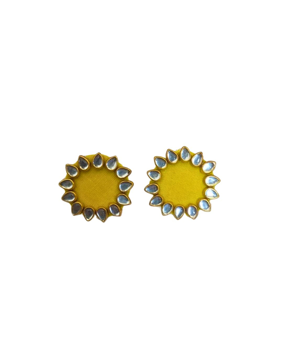 Kundan mini studs earrings